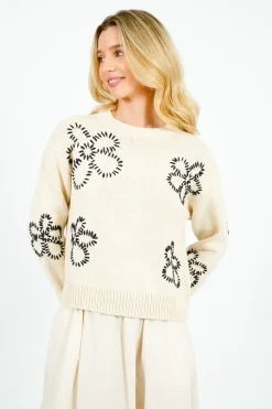 Rails Zoey Daisy Knit in Ivory