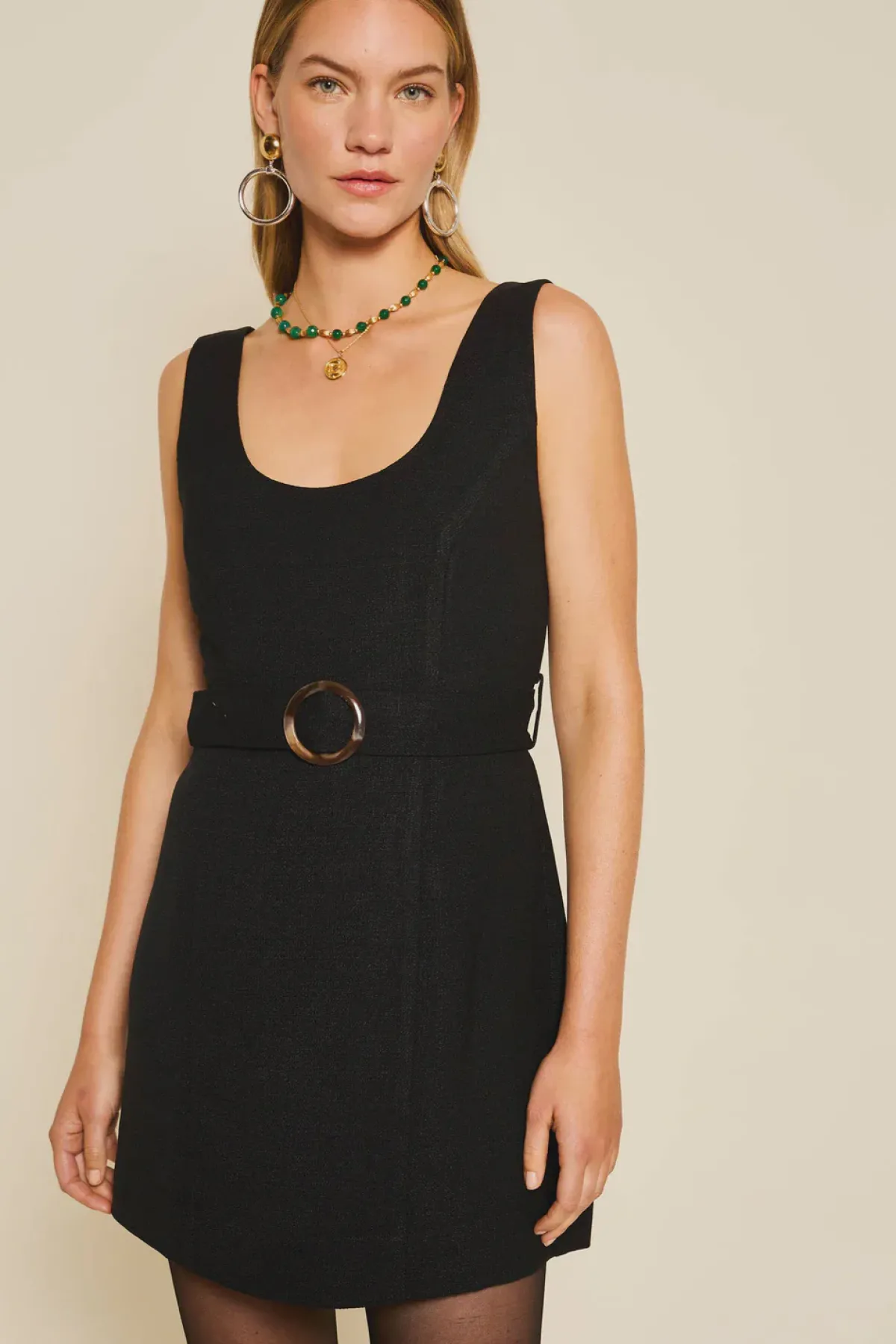 Rixo Cyra Dress in Black