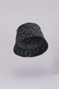 Rainkiss RK Classic Smiley Bucket Hat in Black