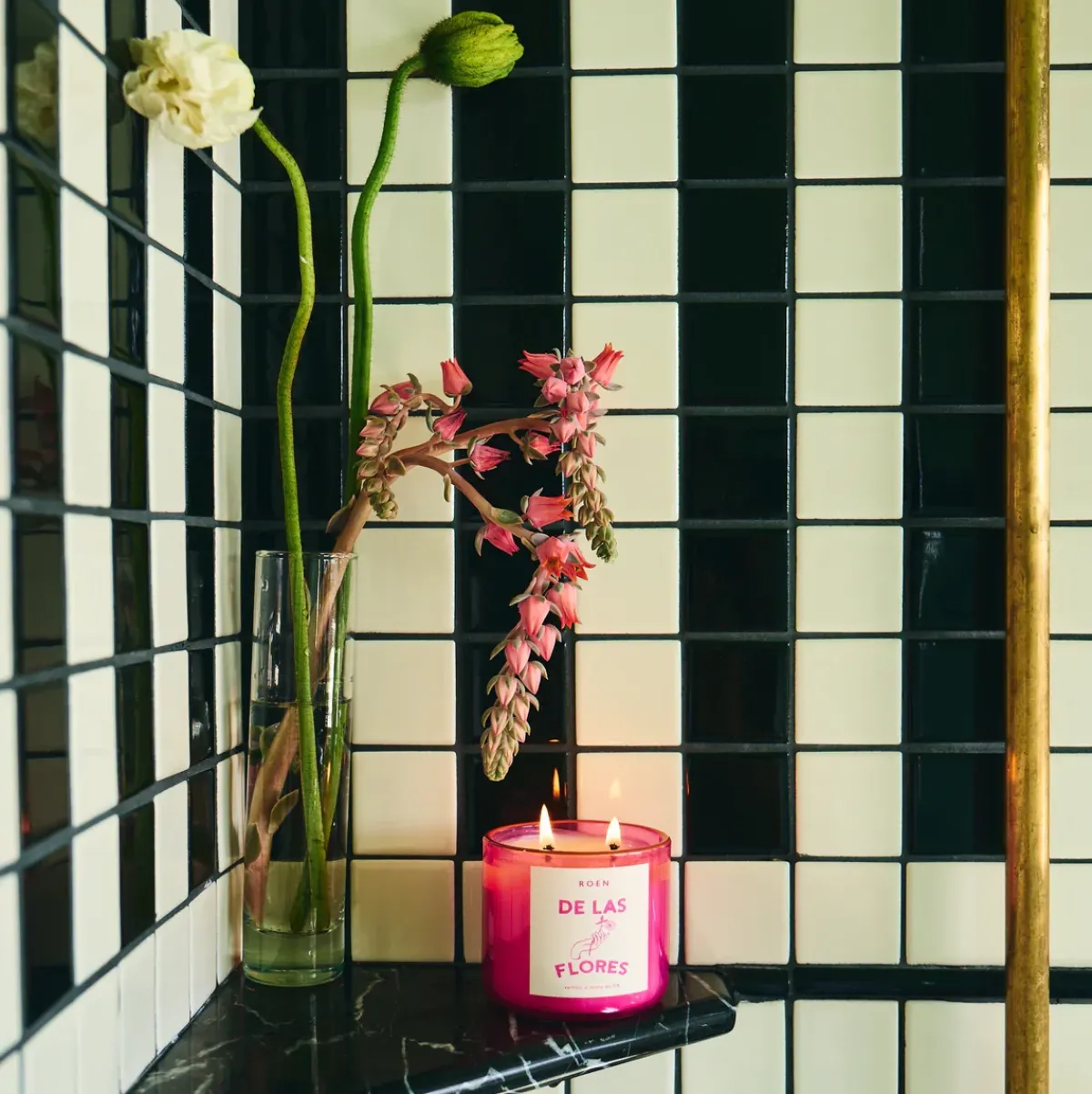 ROEN De Las Flores Candle