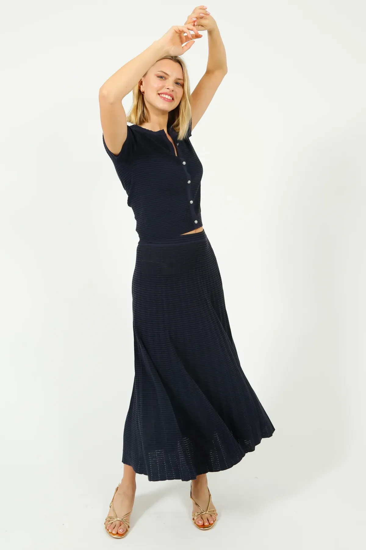 Rag u0026 Bone Ru0026B Eloise Skirt in Navy, Multi