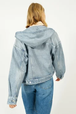 Rag u0026 Bone Ru0026B Miramar Trucker Hoodie in Coney