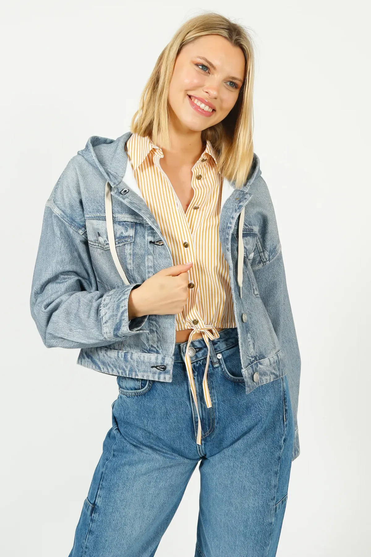 Rag u0026 Bone Ru0026B Miramar Trucker Hoodie in Coney