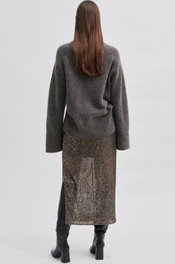 Second Female SEC.F Moonshine Pencil Skirt in Major Brown