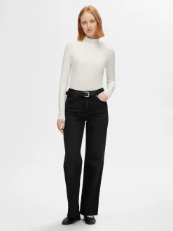Selected Femme SLF Alice Jeans in Black