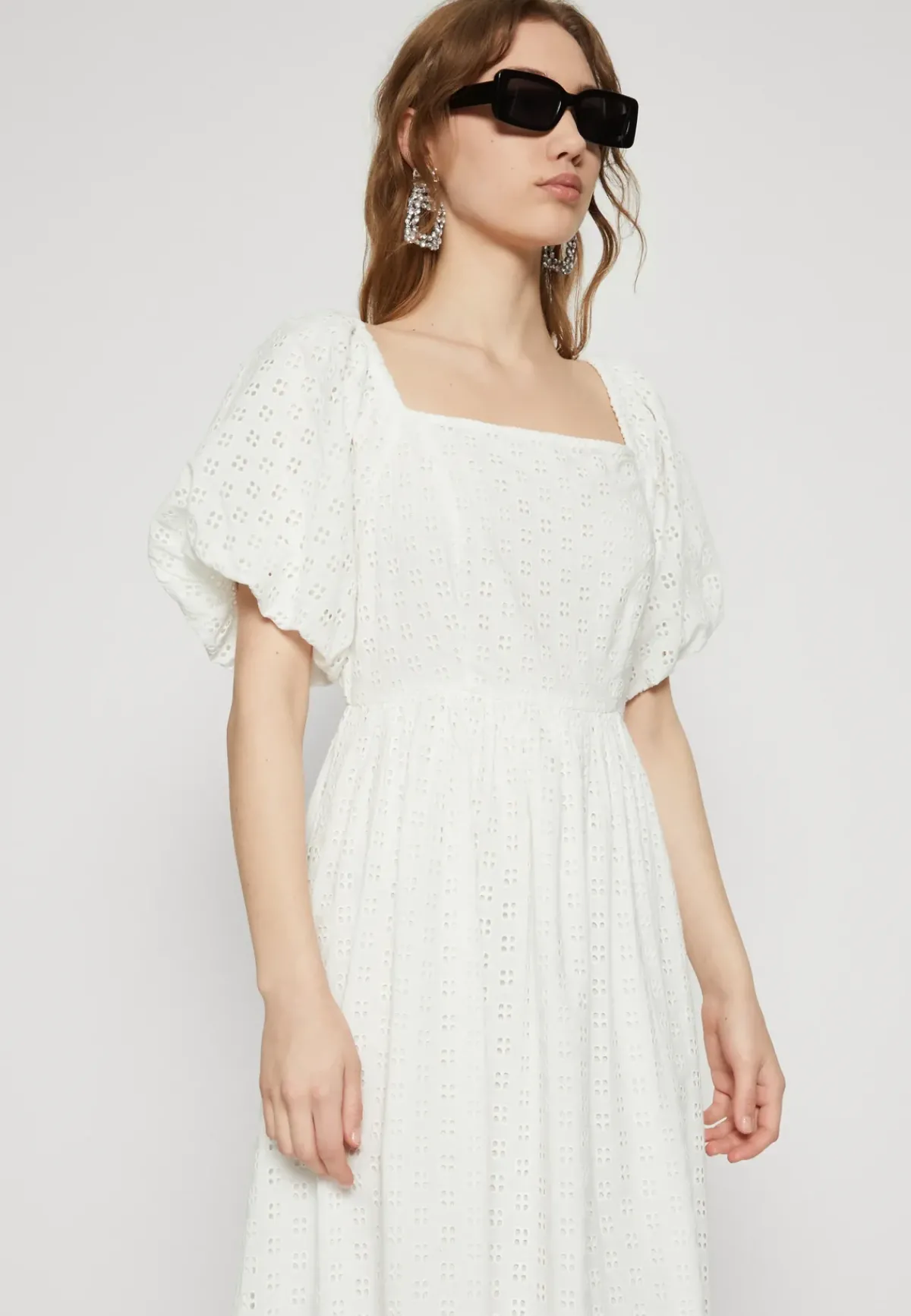 Selected Femme SLF Anelli Dress in Snow White