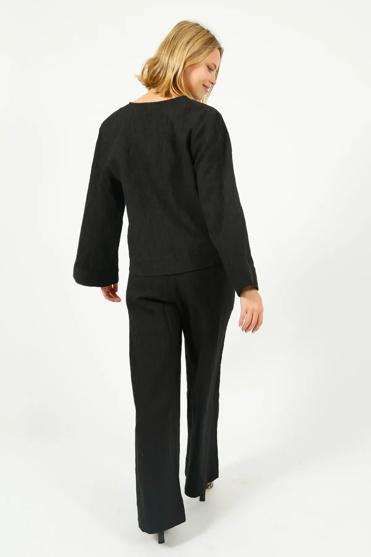 Selected Femme SLF Coria LS shirt in Black