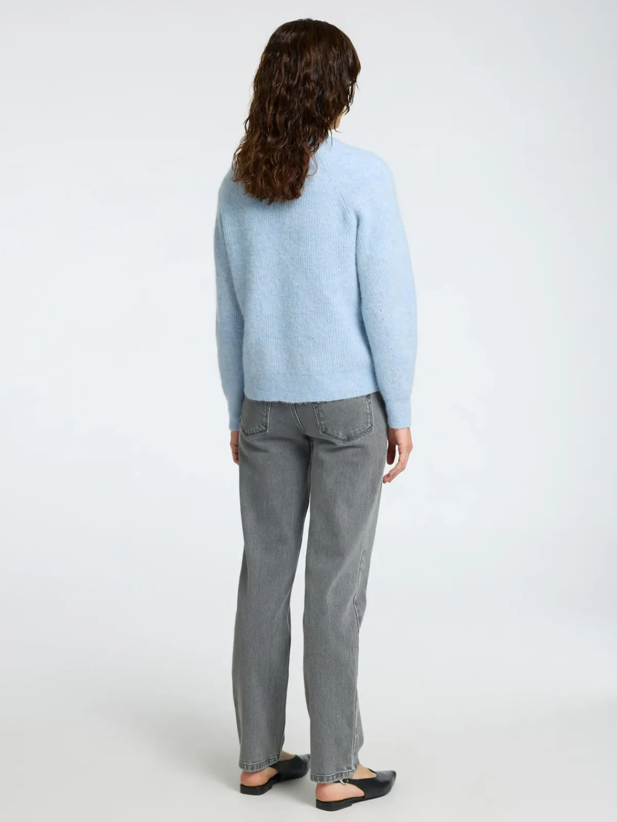 Selected Femme SLF Lulu Cardigan in Cashmere Blue