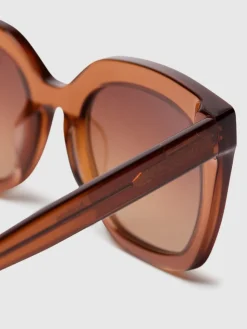 Selected Femme SLF Naomi Sunglasses in Demitasse