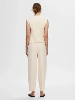 Selected Femme SLF Selfina Barrel Leg in Birch