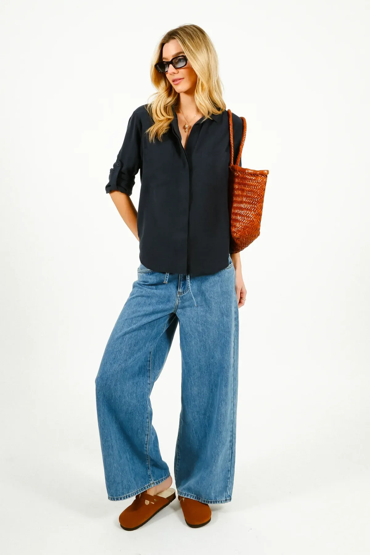 Seventy+Mochi Su0026M Blake Jean in Dark Weekender