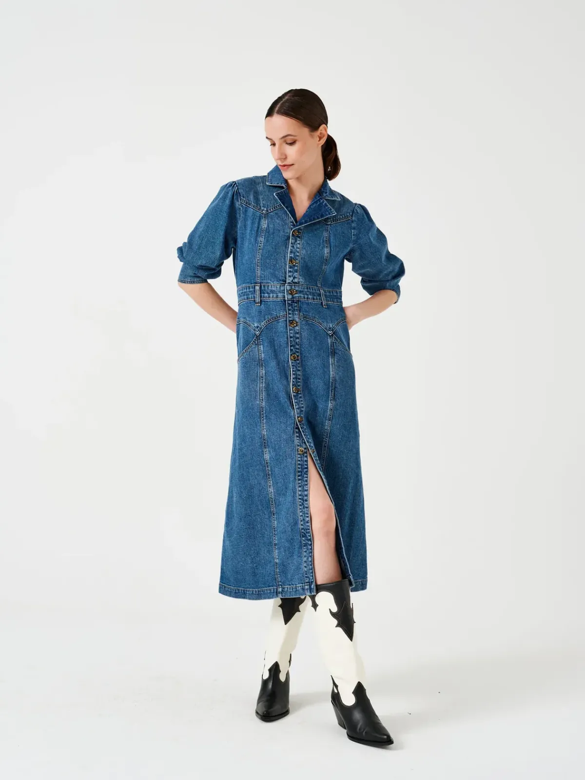 Seventy+Mochi Su0026M Mia Dress in Vintage Americana