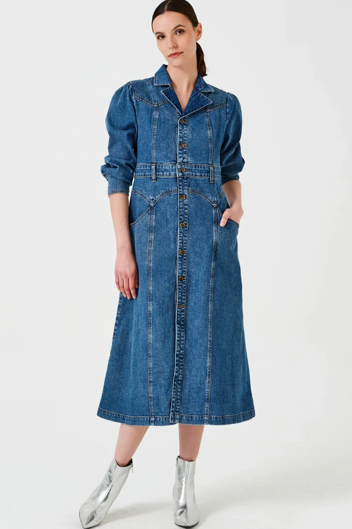 Seventy+Mochi Su0026M Mia Dress in Vintage Americana