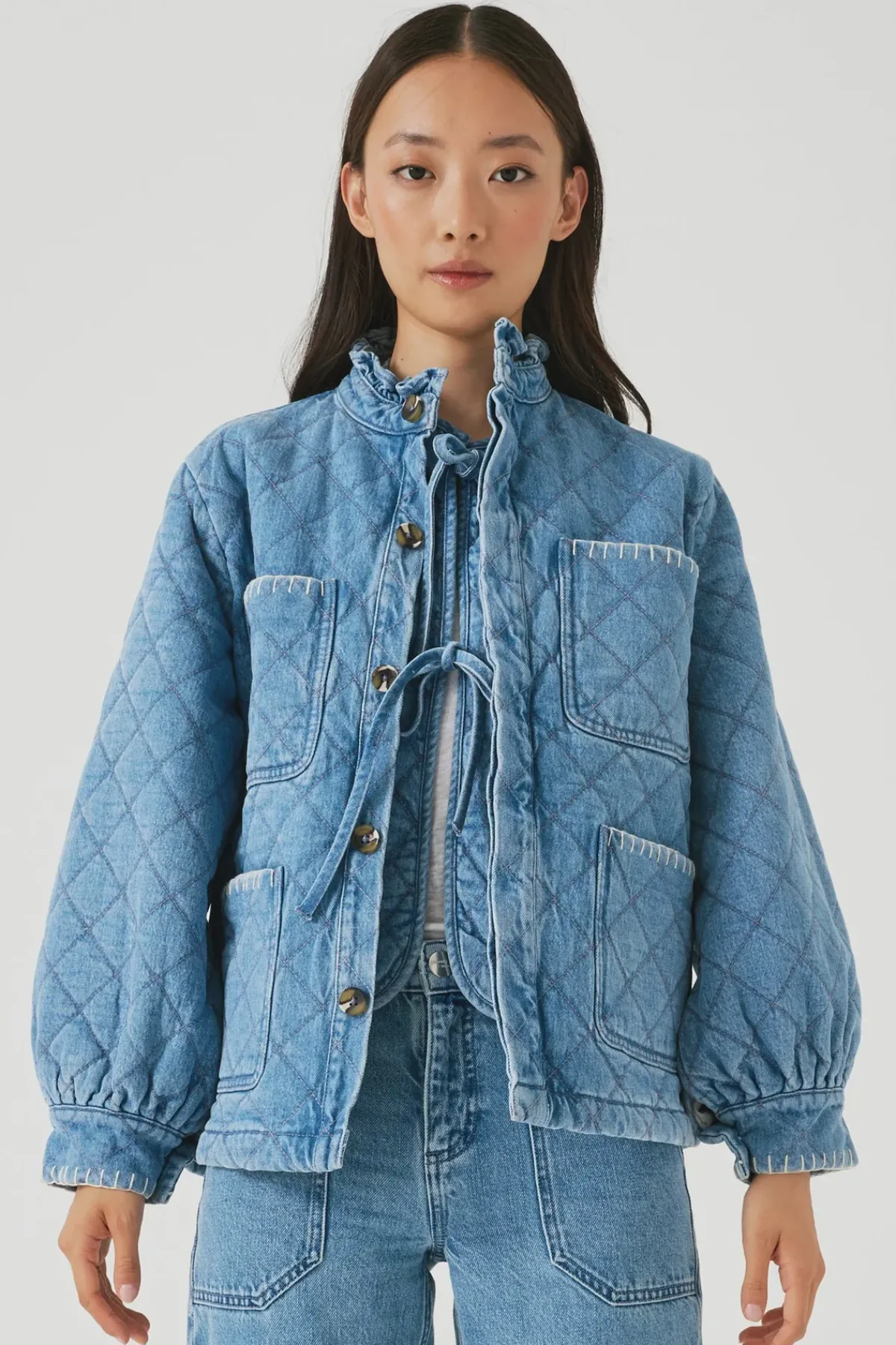 Seventy+Mochi Su0026M Quilted Pablo Jacket in Rodeo Vintage