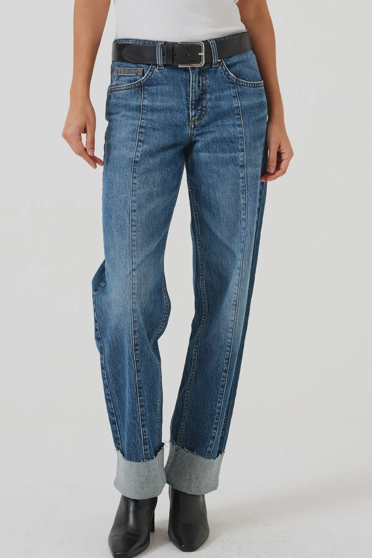 Seventy+Mochi Su0026M Stevie Deep Turned Up Jean in Arizona Vintage