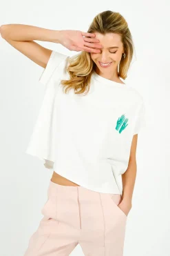 Tinsels Ava Mano Tee in White