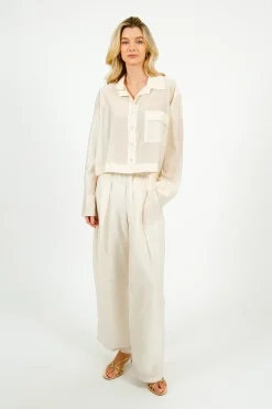 Tinsels Cassidy Pacific Trousers in Latte