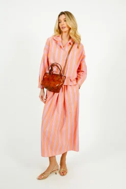 Tinsels Wood The Sea Blouse in Mandarine
