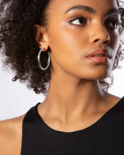 Tilly Sveaas TS Classic 4cm Silver Hoops