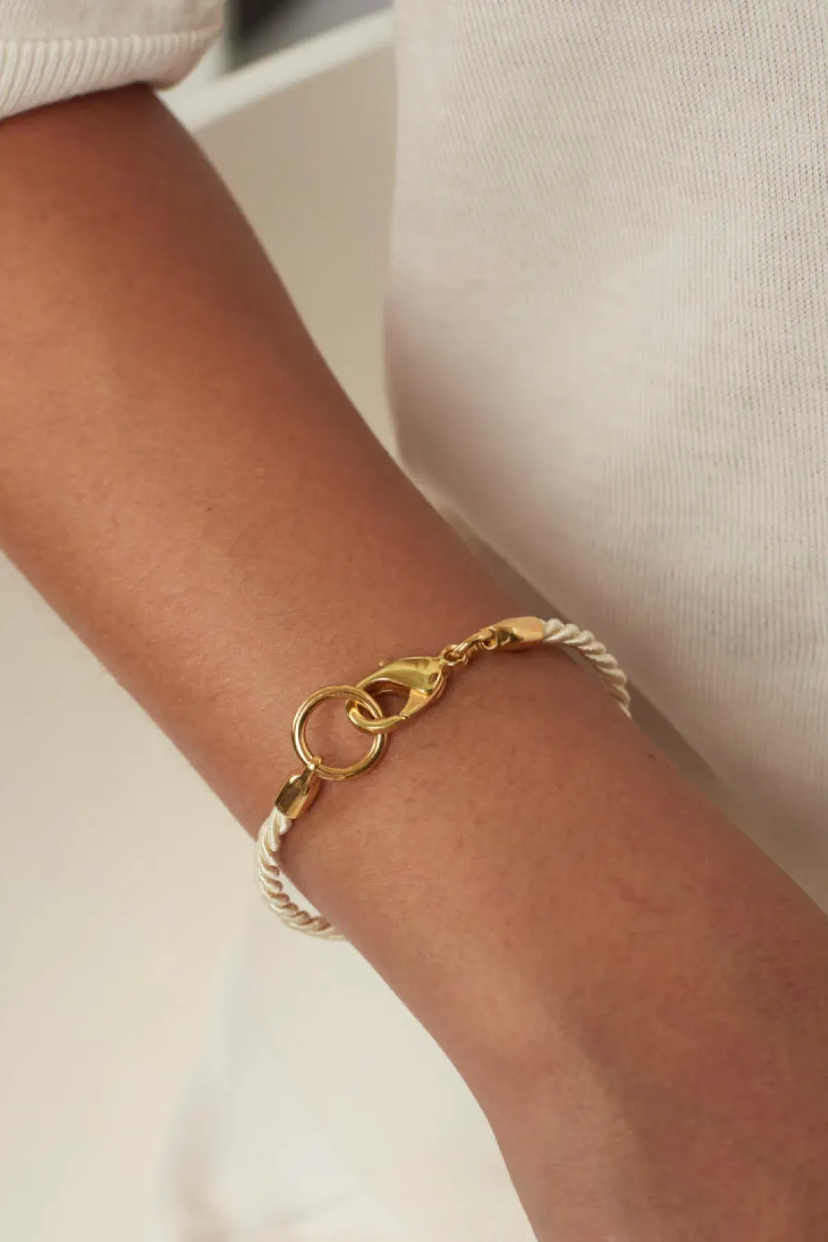 Tilly Sveaas TS Friendship Bracelet in Champagne