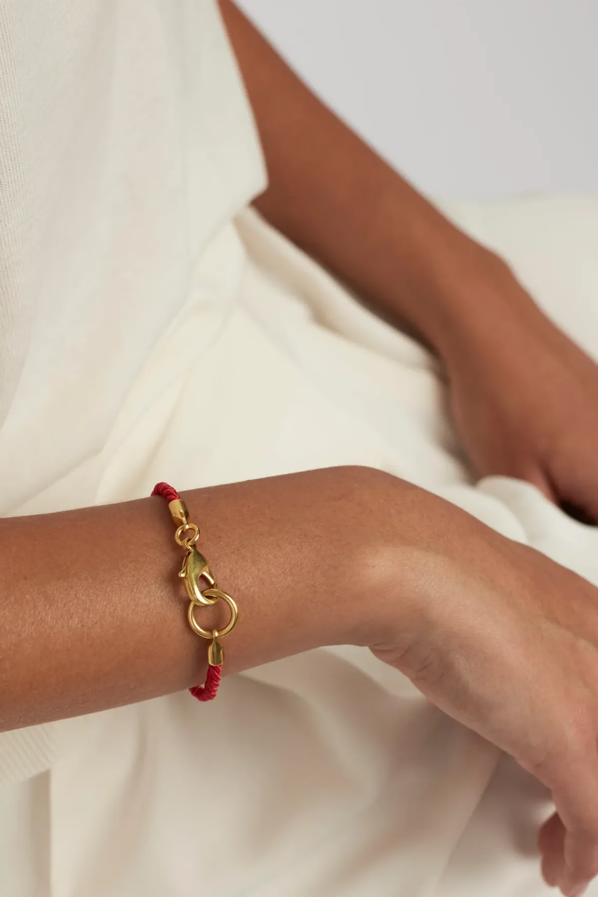 Tilly Sveaas TS Friendship Bracelet in Crimson