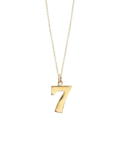 Tilly Sveaas TS Gold Lucky No 7 On Trace Chain