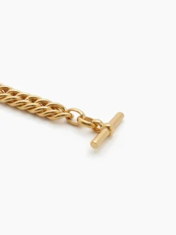 Tilly Sveaas TS Small Gold Curb Link Bracelet