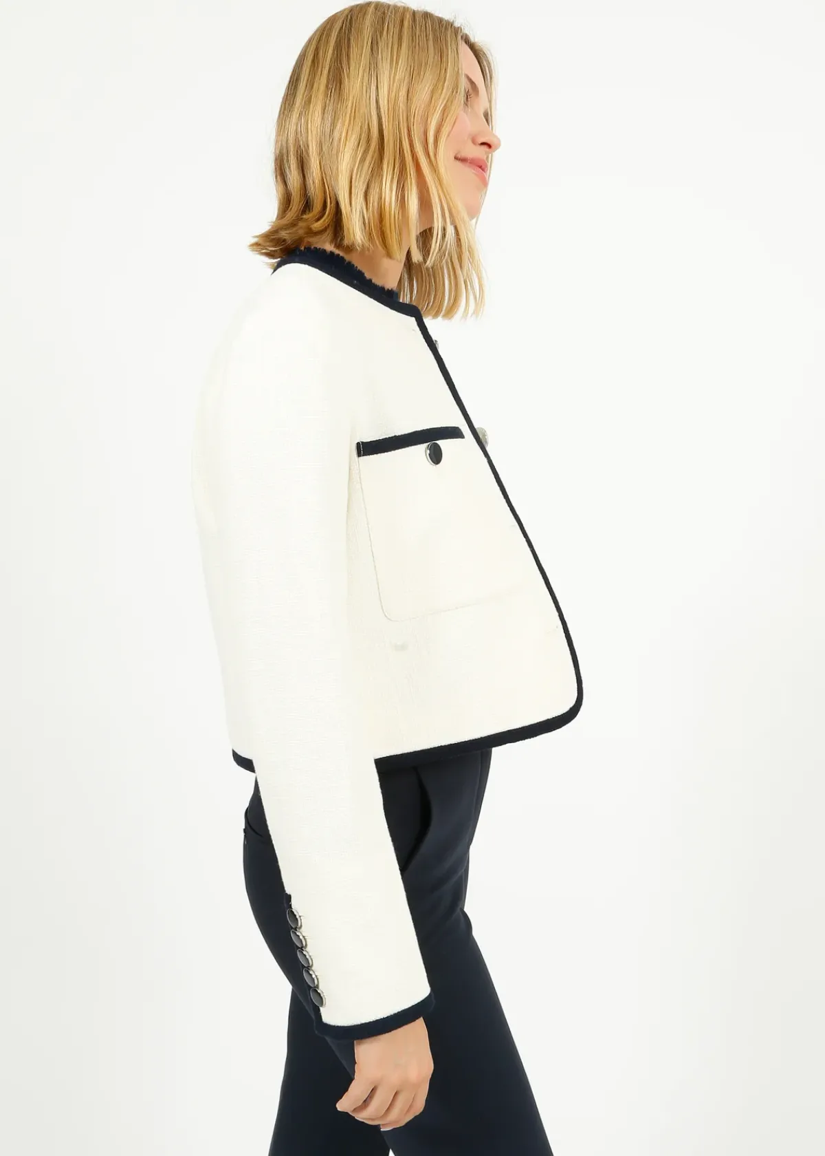 Veronica Beard VB Beale Jacket in Dove