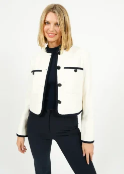 Veronica Beard VB Beale Jacket in Dove