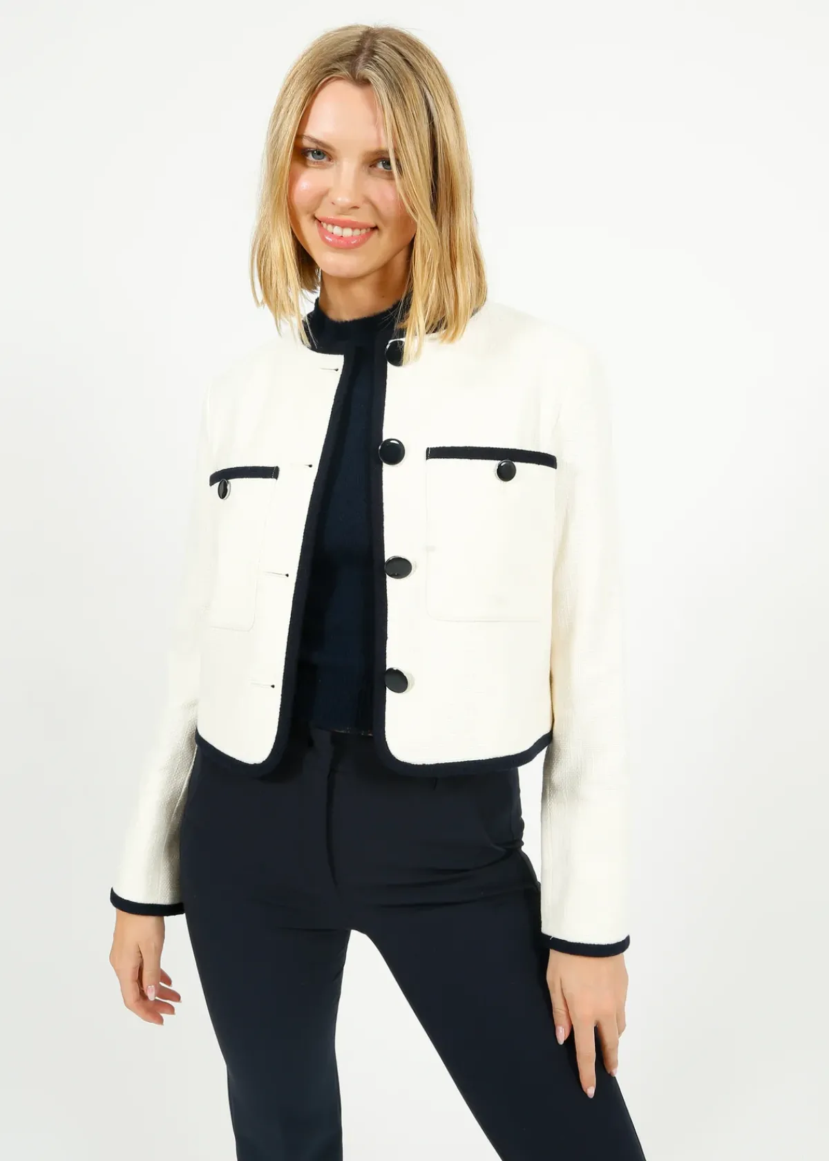 Veronica Beard VB Beale Jacket in Dove