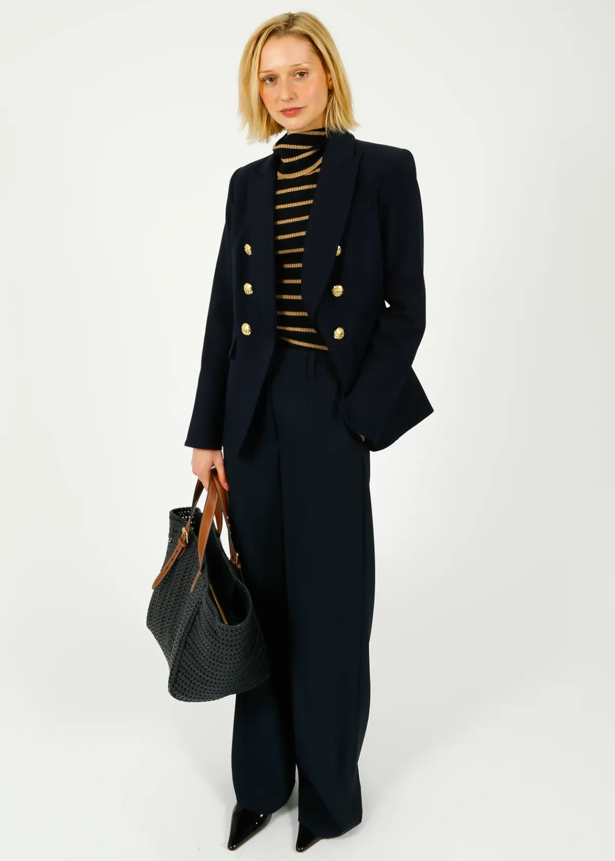 Veronica Beard VB Cole Pant in Navy