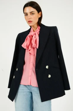 Veronica Beard VB Dale Dickey Jacket in Navy