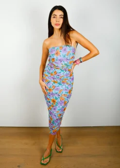 Veronica Beard VB Quiana Dress in Lake Blue