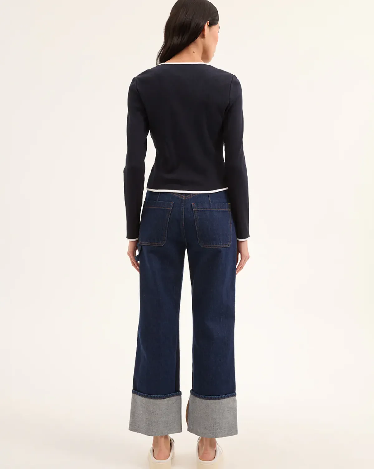 Veronica Beard VB Wilmer Cardigan in Navy