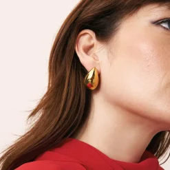 Vanessa Baroni VBARONI Drop Earrings in Gold